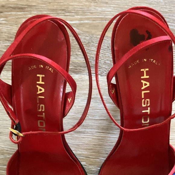 Vintage Halston Open Toe Pumps - Picture 6 of 7